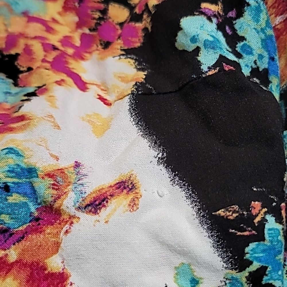 Copper Key Multicolor Laced Blouse Size Small - Picture 7 of 7